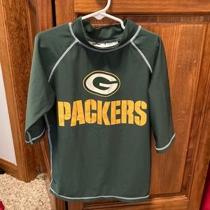 Boys’ Packers Rash Guard Swim Top